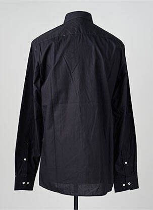 Chemise manches longues coupe cintrée noir CHATEL homme