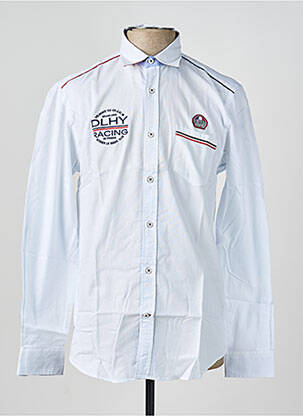 Chemise manches longues coupe cintrée blanc DELAHAYE homme
