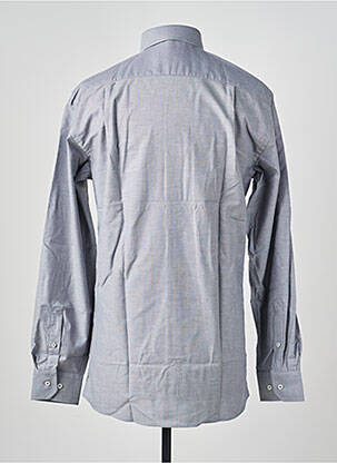 Chemise manches longues coupe cintrée bleu CHATEL homme