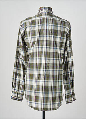 Chemise manches longues coupe cintrée vert LUI homme