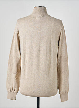 Veste casual col col montant beige TIBET homme