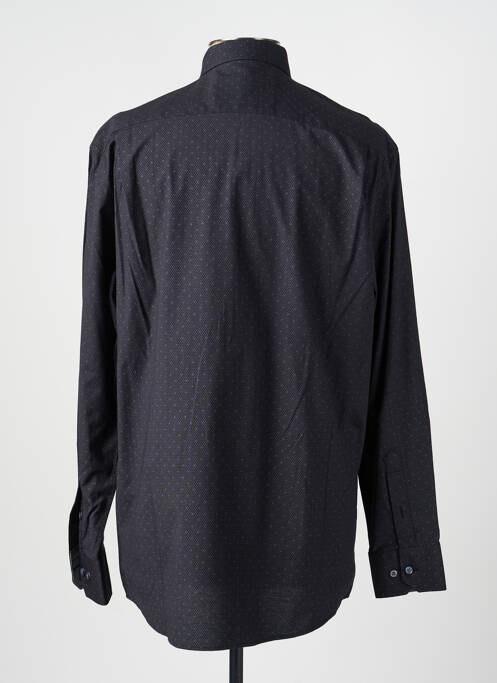 Chemise manches longues imprimé fantaisie noir LOUIS VICTOR homme