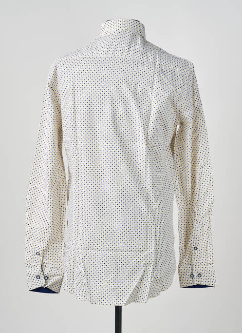 Chemise manches longues imprimé fantaisie jaune BANDE ORIGINALE homme