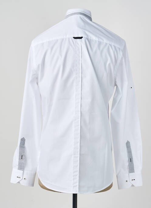 Chemise manches longues coupe cintrée blanc CAP 10 TEN homme