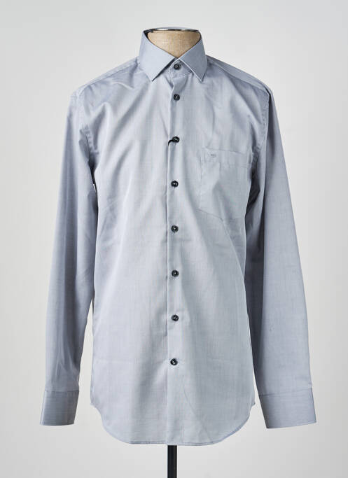 Chemise manches longues coupe cintrée gris SEIDENSTICKER homme