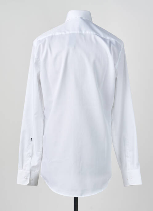 Chemise manches longues coupe droite blanc SEIDENSTICKER homme