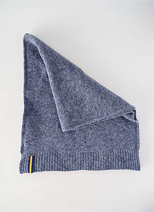 Echarpe tissage chiné bleu K. WAY homme