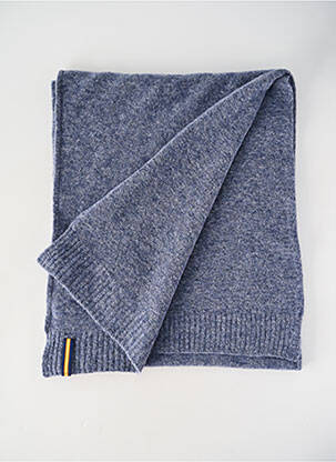 Echarpe tissage chiné bleu K. WAY homme