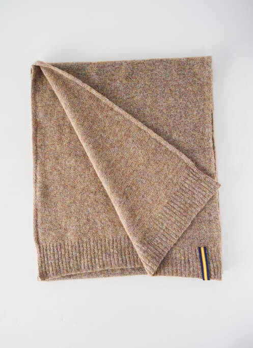 Echarpe tissage chiné beige K. WAY homme
