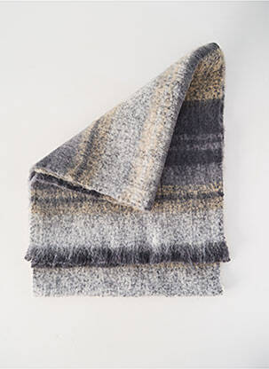 Echarpe tissage chiné gris SELECTED homme