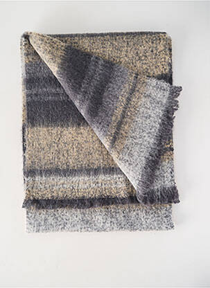 Echarpe tissage chiné gris SELECTED homme