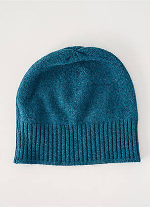 Bonnet maille fine bleu ABSOLUT CASHMERE homme