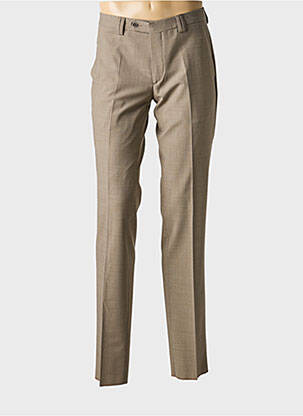 Pantalon droit coupe droite beige NINO LORETTI homme