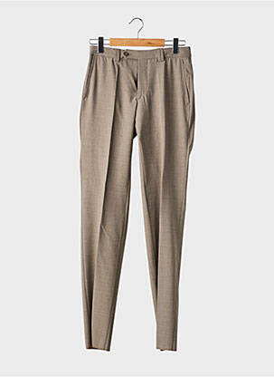 Pantalon droit coupe droite beige NINO LORETTI homme