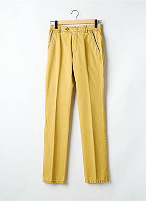 Pantalon chino poches jaune MEYER homme