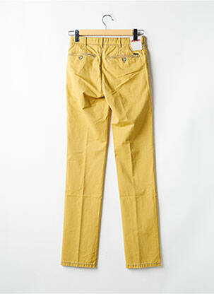 Pantalon chino poches jaune MEYER homme