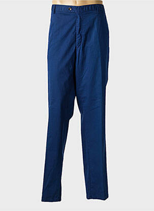 Pantalon chino poches bleu MEYER homme
