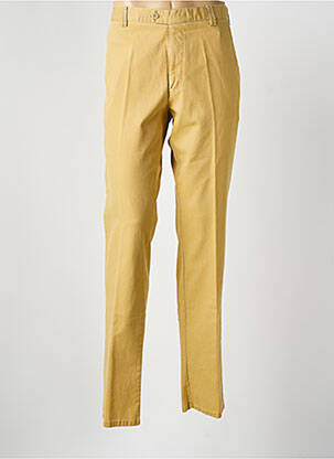 Pantalon chino poches jaune MEYER homme