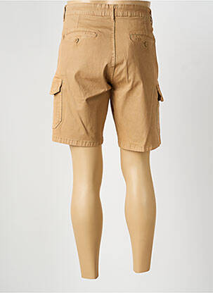 Bermuda coupe droite beige REVER FLOW homme