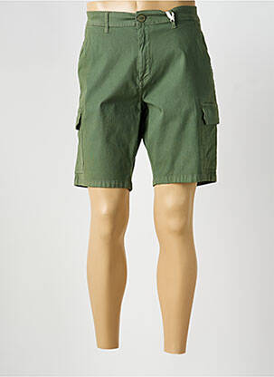 Bermuda coupe droite vert REVER FLOW homme