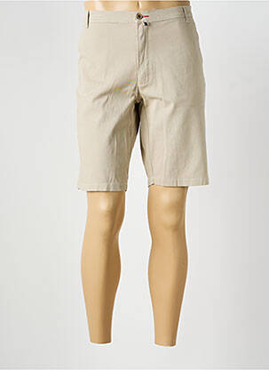Bermuda coupe droite beige WALTRON homme