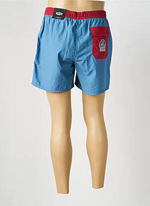 Short de bain imprimé fantaisie bleu DELAHAYE homme