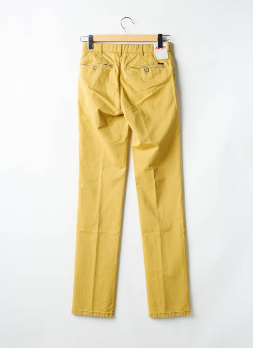 Pantalon chino poches jaune MEYER homme