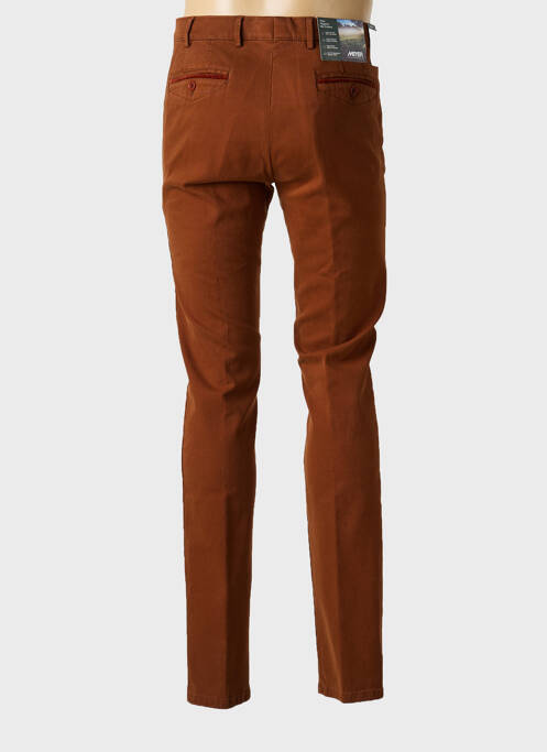 Pantalon chino poches marron MEYER homme