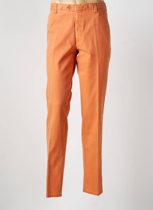 Pantalon chino poches orange MEYER homme