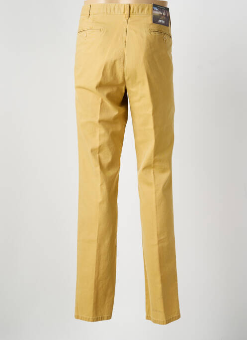 Pantalon chino poches jaune MEYER homme