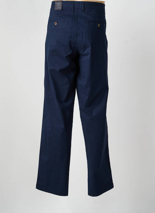 Pantalon chino poches bleu PETER COFOX homme