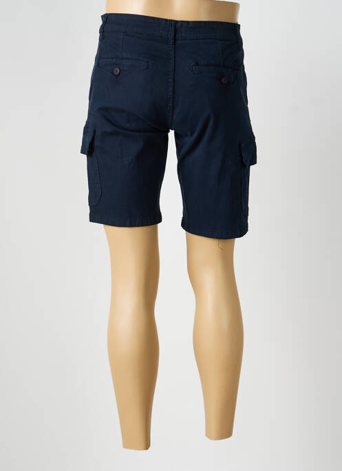 Bermuda coupe droite bleu REVER FLOW homme