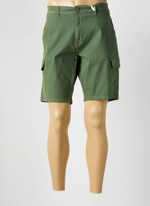 Bermuda coupe droite vert REVER FLOW homme