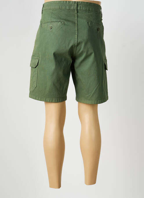 Bermuda coupe droite vert REVER FLOW homme