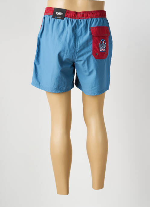 Short de bain imprimé fantaisie bleu DELAHAYE homme