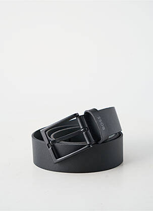 Ceinture effet matière satinée noir HUGO BOSS homme
