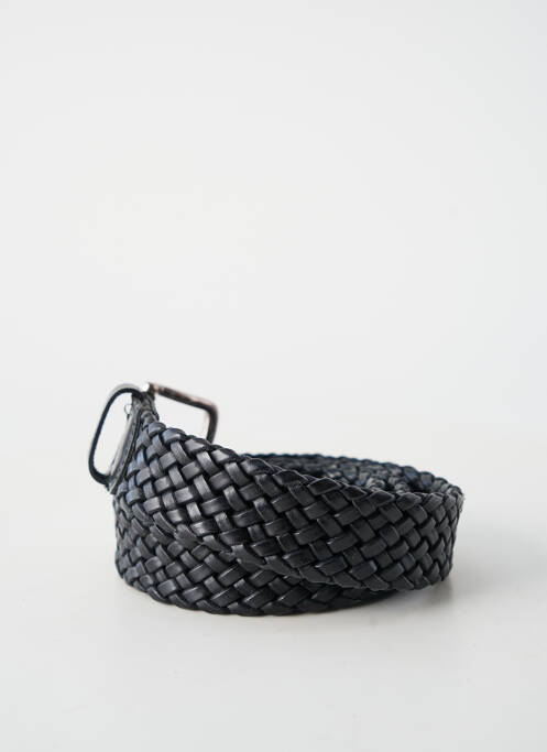 Ceinture effet matière satinée noir HUGO BOSS homme