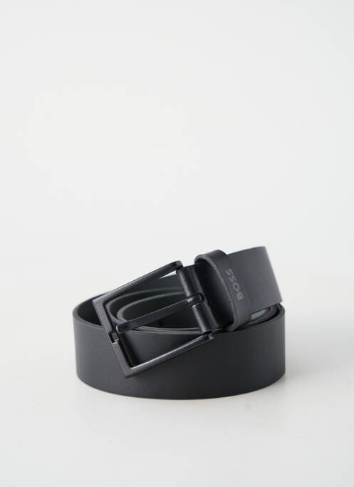 Ceinture effet matière satinée noir HUGO BOSS homme