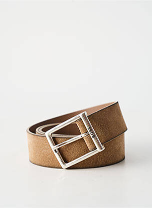 Ceinture coutures renforcées beige HUGO BOSS homme