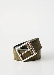 Ceinture coutures renforcées vert HUGO BOSS homme