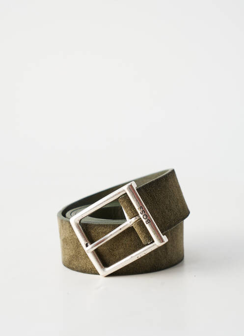 Ceinture coutures renforcées vert HUGO BOSS homme