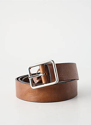 Ceinture coutures renforcées marron DIESEL homme