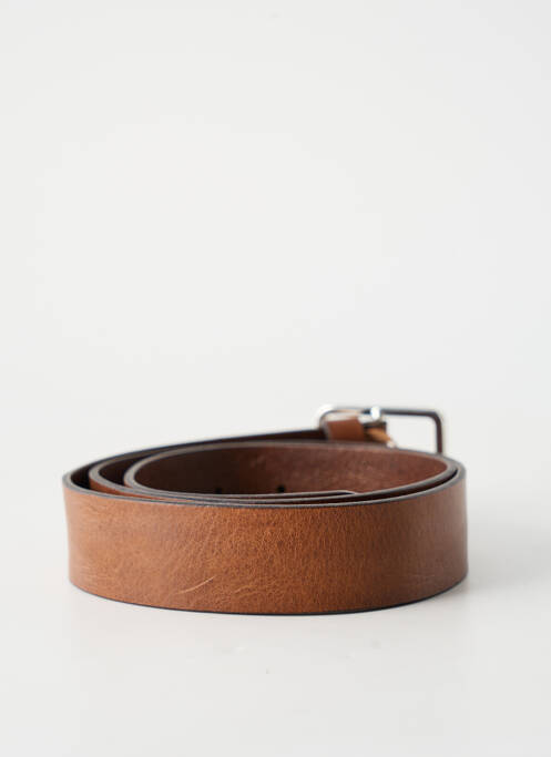 Ceinture coutures renforcées marron DIESEL homme