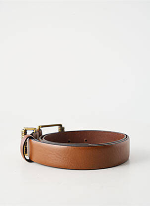 Ceinture coutures renforcées marron BLOW UP femme