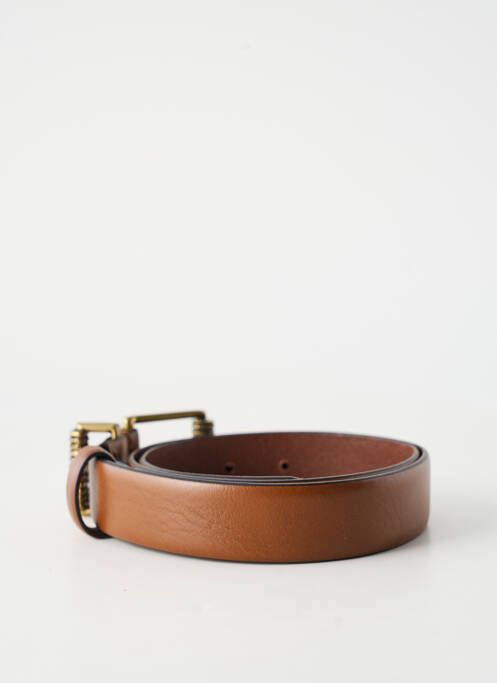 Ceinture coutures renforcées marron BLOW UP femme