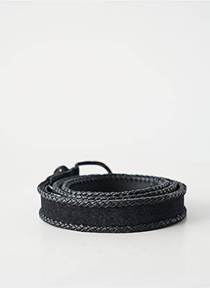 Ceinture tissage tressé noir BA&SH femme