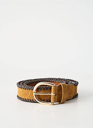 Ceinture tissage tressé marron BA&SH femme