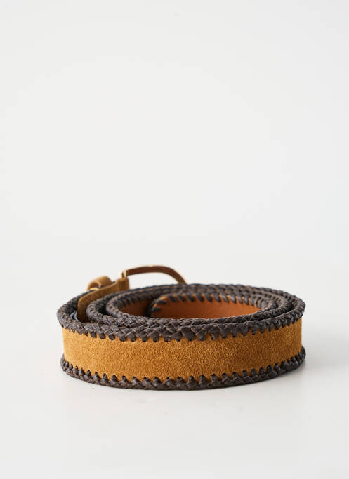 Ceinture tissage tressé marron BA&SH femme