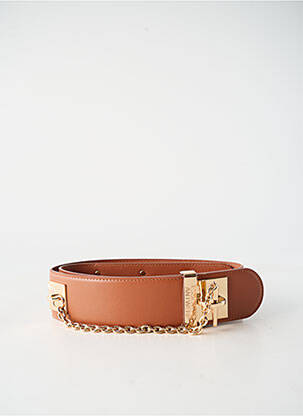 Ceinture effet matière satinée marron ESSENTIEL ANTWERP femme