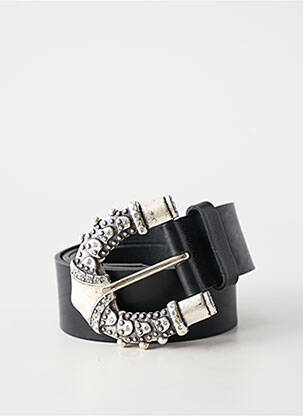 Ceinture effet matière satinée noir BA&SH femme
